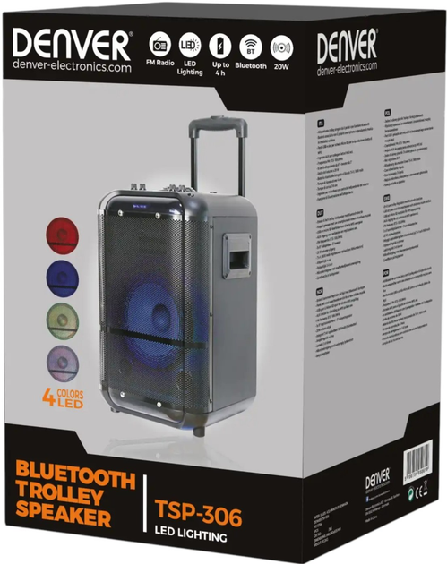 Портативна колонка Denver TSP-306 - зображення 10