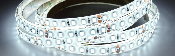 Profesjonalna tasma LED MW Lighting HQS 9.6 W/m 24V 120LED 6500K CRI80 IP33 5m (5902135159231) - obraz 2