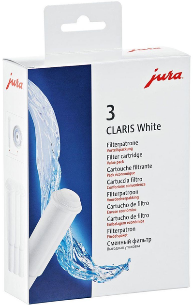 Фільтр для кавомашин Jura Claris White 3 шт (68739) - зображення 1
