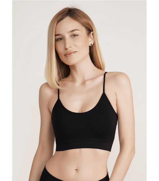 Безшовний топ Giulia Cami Top Grain - Giulia - CAMI TOP GRAIN - L/XL - Black - Фото 1 Безшовний топ Giulia Cami Top Grain - Giulia - CAMI TOP GRAIN - L/XL - Black - зображення 1