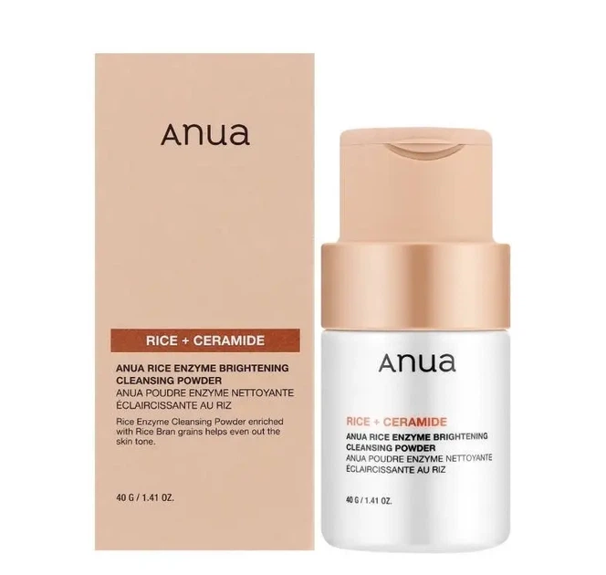 Энзимная пудра Anua Rice Enzyme Brightening Cleansing Powder 40g. - изображение 3