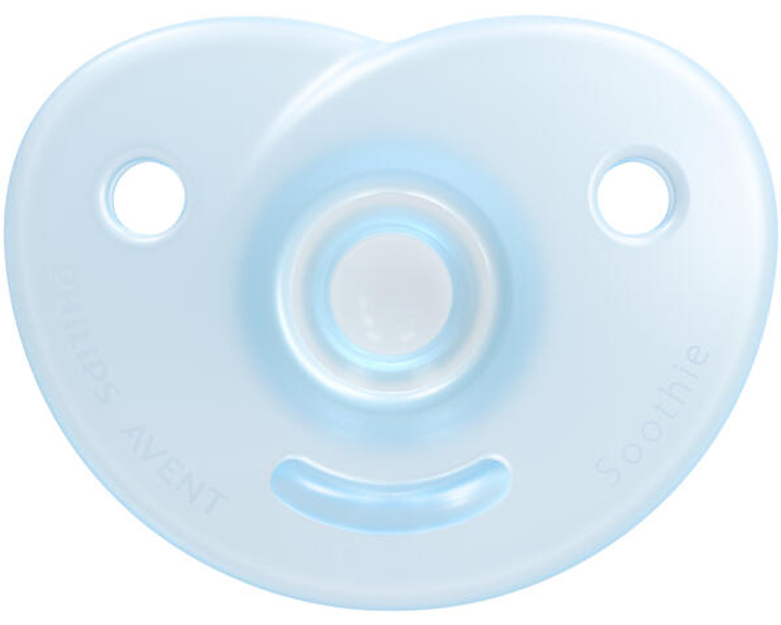 Smoczek ortodontyczny Philips AVENT Soothie 0-6m 2 szt Niebieski SCF099/21 (8710103991618) - obraz 3