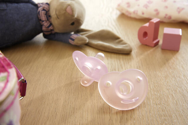 Smoczek Philips Avent Soothie 0-6m 2 szt Różowy SCF099/22 (8710103991625) - obraz 7