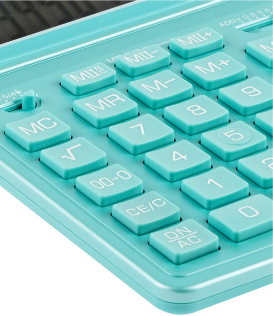 Калькулятор Eleven 12-розрядний Turquoise (SDC-444XRGNE) - зображення 4