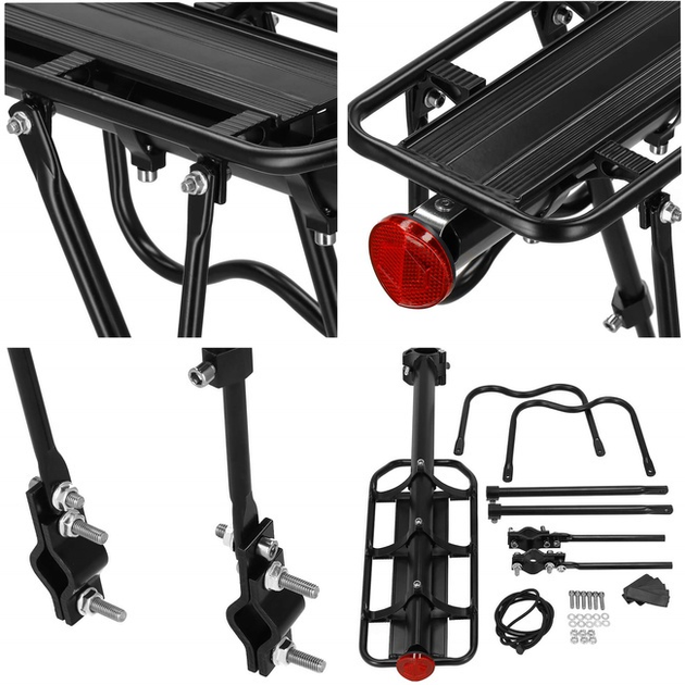 Bagażnik rowerowy Springos uniwersalny aluminiowy BA0021 10 kg (5907719447889) - obraz 9