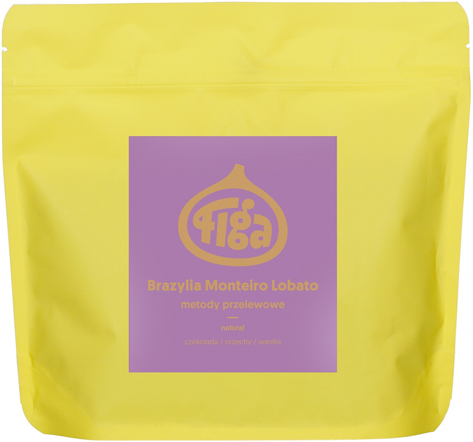 Кава в зернах Figa Coffee Brazil Monteiro Lobato Natural Filter 250 г (5907127038518) - зображення 1