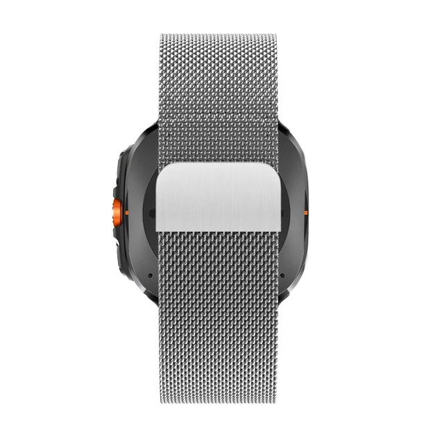 Ремінець broband Milastrap для Samsung Galaxy Watch Ultra (2025) - сірий (металевий) - зображення 4