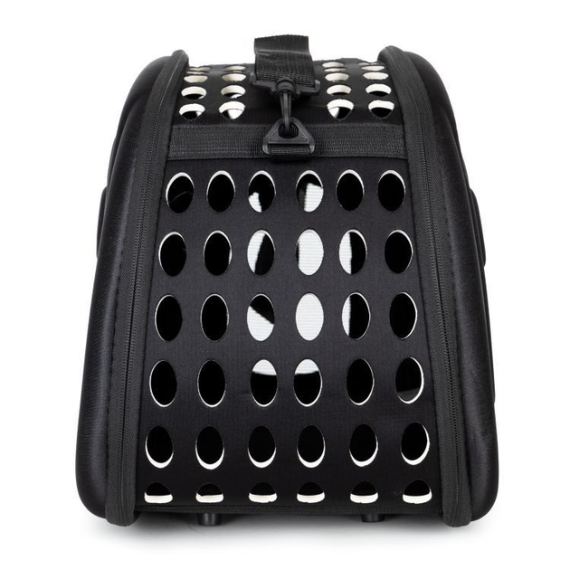 Duży transporter Petsi dla kota psa torba podróżna czarna (ME01-01 BLACK) - obraz 5