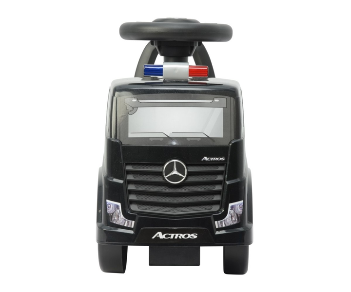 Pojazd dla dzieci Milly Mally Mercedes-Benz Actros Police Czarny (5901761129427) - obraz 2
