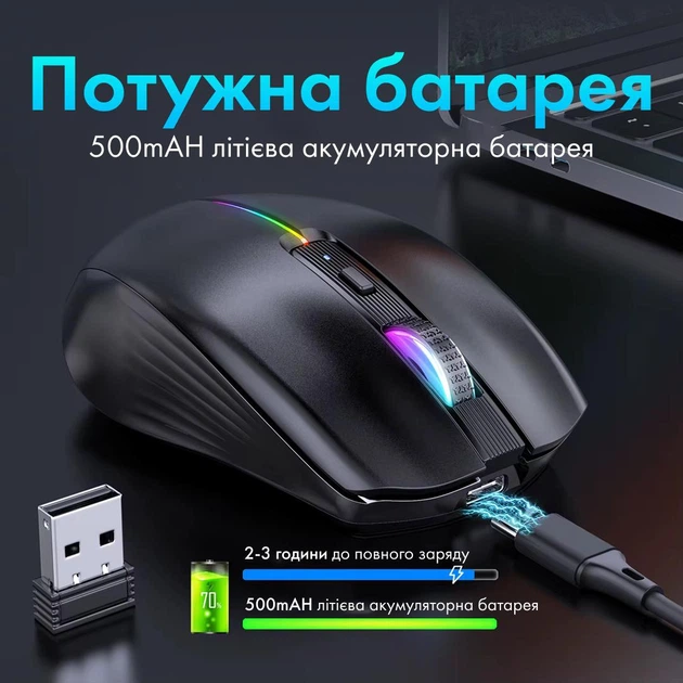 Бездротова комп'ютерна миша Proove для ноутбука на Windows віндовс