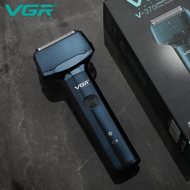Електробритва Шейвер VGR V-370 PRO IPX5 Waterproof Dark Green - зображення 2