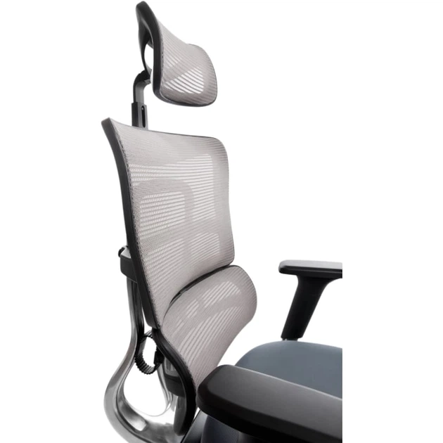 Офисное эргономичное кресло GT Racer X-802L Bright Gray (W-20, B-40) - изображение 7