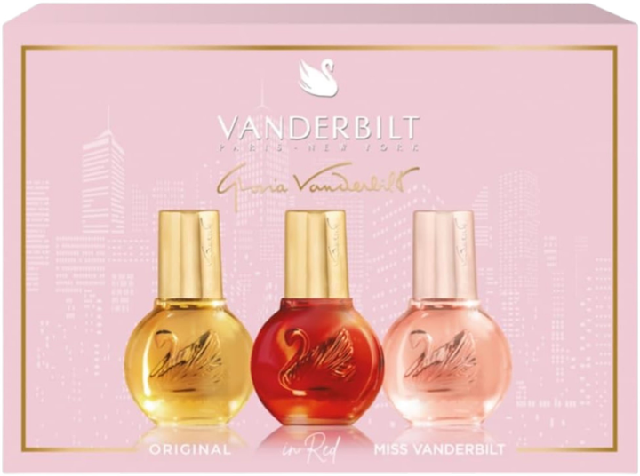 Zestaw damski Gloria Vanderbilt Woda toaletowa Original 30 ml + In Red 30 ml + Miss Vanderbilt 30 ml (5060967730018) - obraz 1