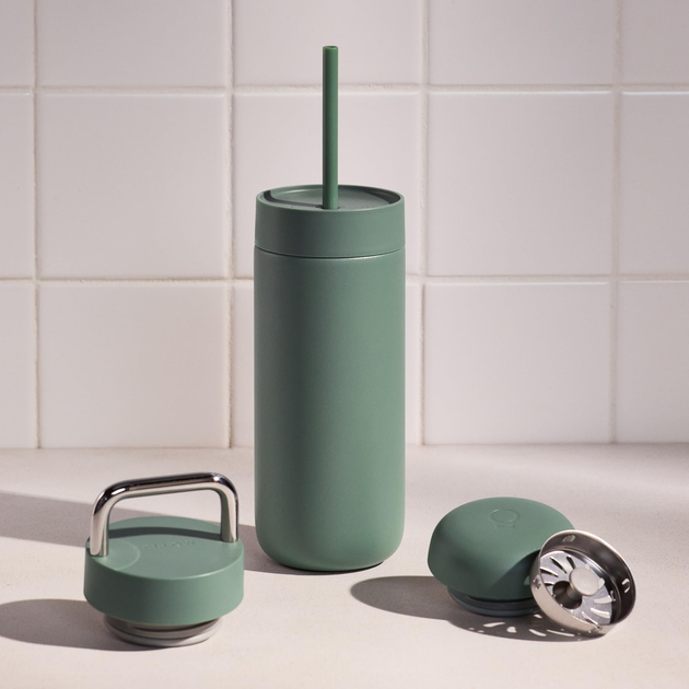 Термокружка Fellow Carter Move Mug 3 в 1 з 3 кришками Шавлієва 473 мл (840228807384) - зображення 3