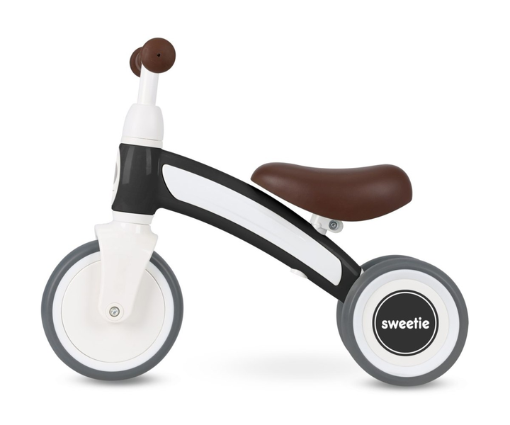 Rowerek biegowy Qplay Sweetie Retro Dark Grey (5061047481974) - obraz 2