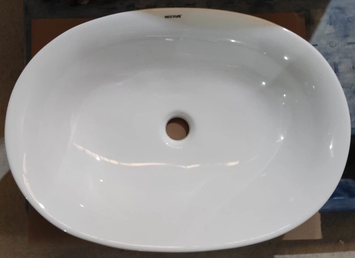 Раковина накладна Mixxus Premium ELLIPSE-0103 550х390х140mm (MP6553) - изображение 2