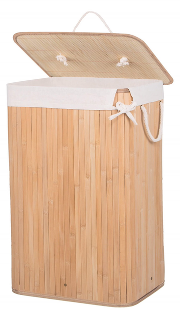 Кошик для білизни Springos бамбуковий HA0030 (5907719404004) - зображення 3