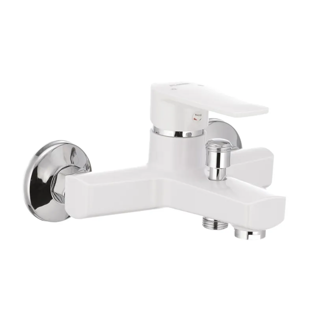 Змішувач для ванни PLAMIX Oscar-009 White (без шланга та лійки) (PM0025) - зображення 2