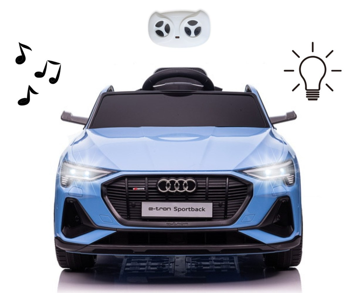 Pojazd na akumulator Milly Mally Audi E-Tron Sportback 4x4 Niebieski (5907090700023) - obraz 3