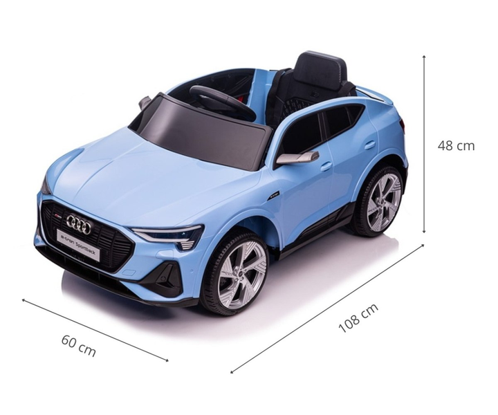 Pojazd na akumulator Milly Mally Audi E-Tron Sportback 4x4 Niebieski (5907090700023) - obraz 15