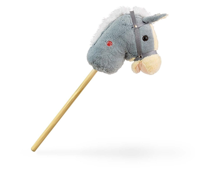 Koń na kiju Milly Mally Hobby Grey (5901761127355) - obraz 2