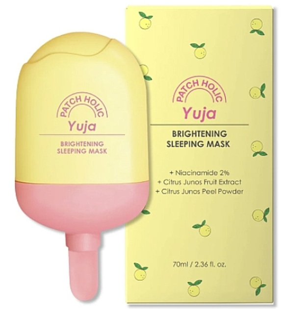 Maska do twarzy Patch Holic Juja Brightening Sleeping Mask na noc rozjasniająca 70 ml (8809630091752) - obraz 1