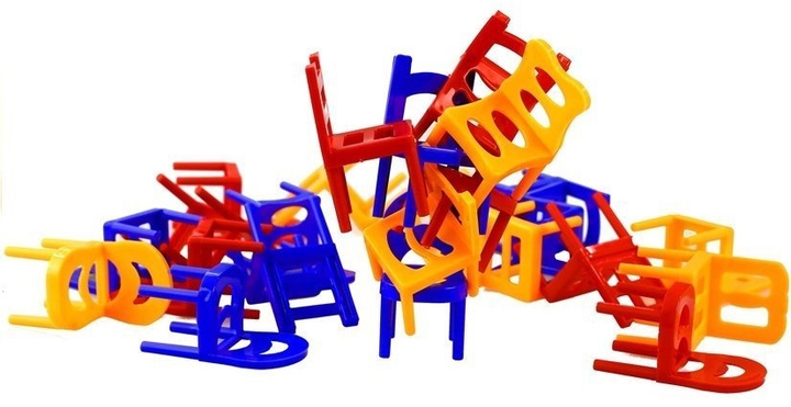 Настільна гра Lean Toys Падаючі стільці (5905515354363) - зображення 3