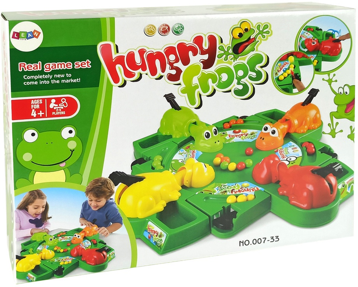 Настільна гра Lean Toys Голодні жабки (5904204754606) - зображення 1
