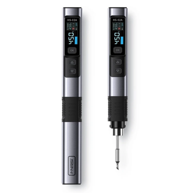 Портативный паяльник FNIRSI HS02A 100Вт 5-20В 100-450°C паяльная станция USB паяльник - изображение 2