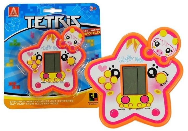 Zabawka interaktywna Lean Toys Konsola Tetris Gwiazdka Czerwona (5902808159926) - obraz 2
