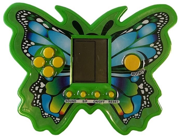 Zabawka interaktywna Lean Toys Konsola Tetris Motyl Zielona (5902808159872) - obraz 3