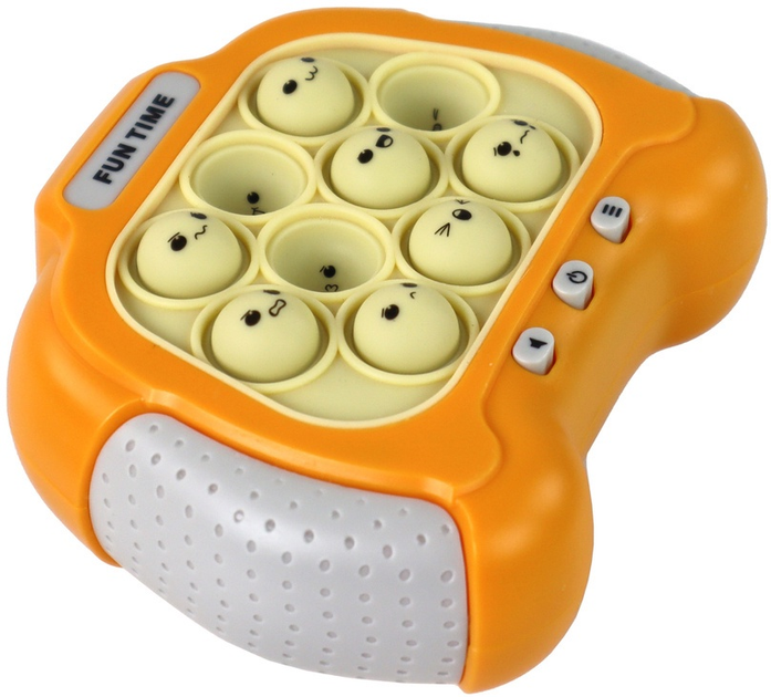 Сенсорна гра Lean Toys Pop-it Консоль Жовта (5905884452714) - зображення 2