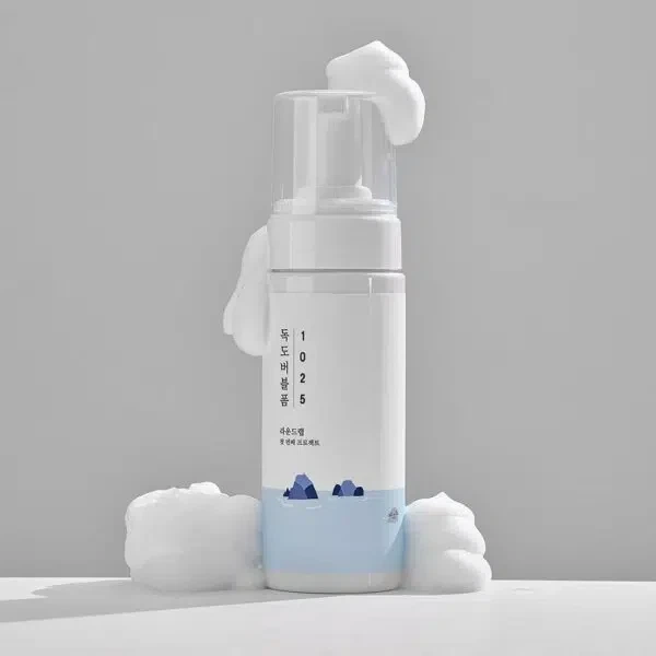 1025 Dokdo Bubble Foam Очищуюча пінка для проблемної шкіри Round lab 150ml - изображение 2