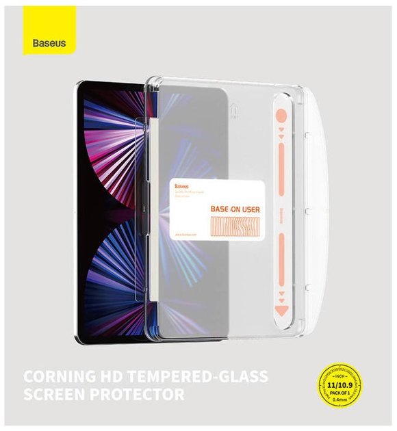 Szkło hartowane Baseus Crystal do Apple iPad Pro 11" (2018/2020/2021/2022)/ iPad Air 4/5 10.9" ( P40012005201-03) - obraz 4