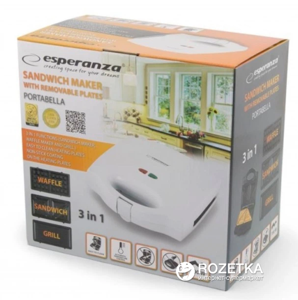 Opiekacz ESPERANZA EKT006W - obraz 4