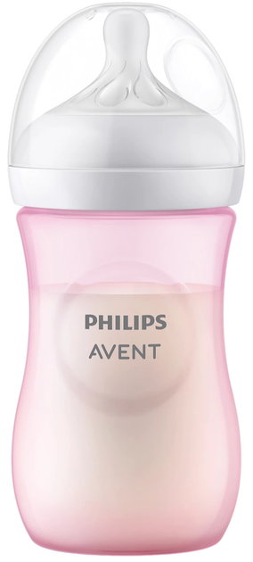 Butelka do karmienia Philips Avent Natural Response 260 ml 1m+ Różowa SCY903/11 (8710103989653) - obraz 2