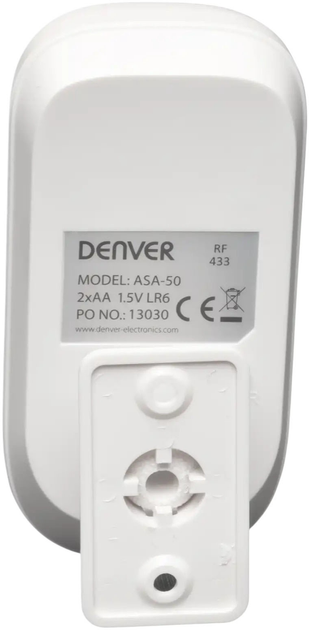 Bezprzewodowy zestaw alarmowy Denver SHA-150 White (5706751047169) - obraz 9
