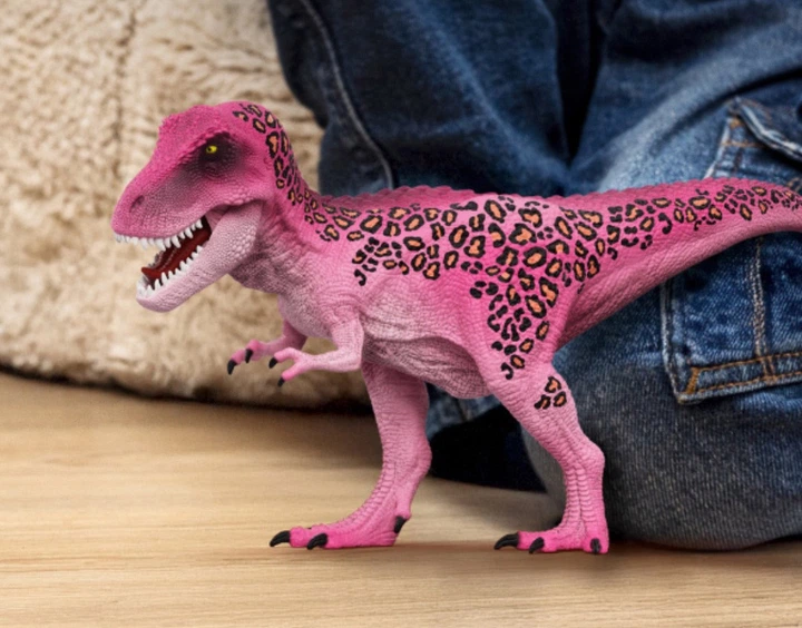Динозавр Тиранозавр Рекс рожевий Schleich 72272 - изображение 2