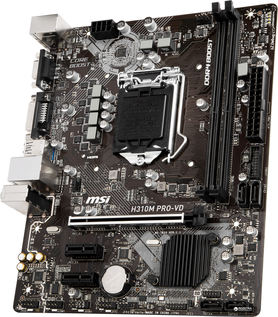 Материнская плата MSI H310M Pro-VD (s1151, Intel H310, PCI-Ex16) – фото ...