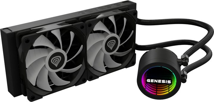 System chłodzenia wodą Genesis Hydria 240 ARGB Black (5901969449365) - obraz 2