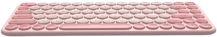 Klawiatura bezprzewodowa Baseus K01A Wireless Tri-Mode Baby Pink (6932172632977) - obraz 6