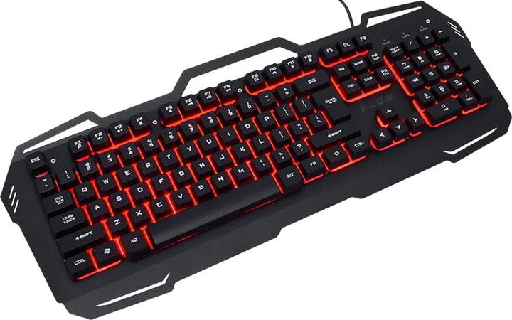Клавіатура дротова Blow Adrenaline Cold Steel USB Black (84-214#) - зображення 1