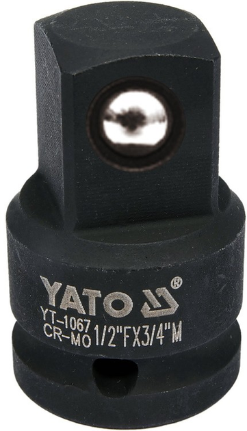 Adapter udarowy YATO 1/2"(F) x 3/4"(M) (YT-1067) - obraz 1