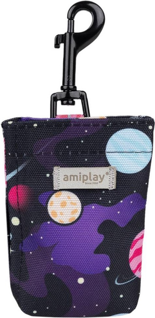 Torebka na worki na ekskrementy Amiplay BeSpace Milkyway Czarna (5907563307810) - obraz 1