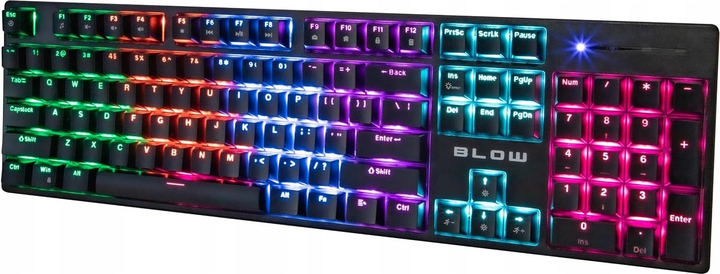Klawiatura przewodowa Blow Perfectus USB Black (84-224#) - obraz 2