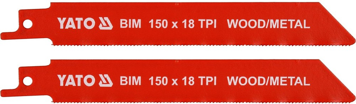 Полотна YATO BIM 150 мм 18 TPI 2 шт (YT-33931) - зображення 1