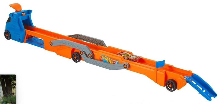 Вантажівка Hot Wheels Блискавичний автотранспортер (HYT83) - зображення 5