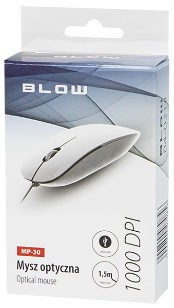 Mysz Blow MP-30 USB White (84-031#) - obraz 4
