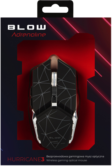 Mysz Blow Hurricane 3 Wireless Black (84-057#) - obraz 5