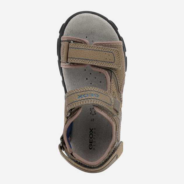 Sandaly chlopiece Geox J0224A-014CE-C5T4B 32 Brazowe (8054730512618) (955555904305016) - Outlet - obraz 4